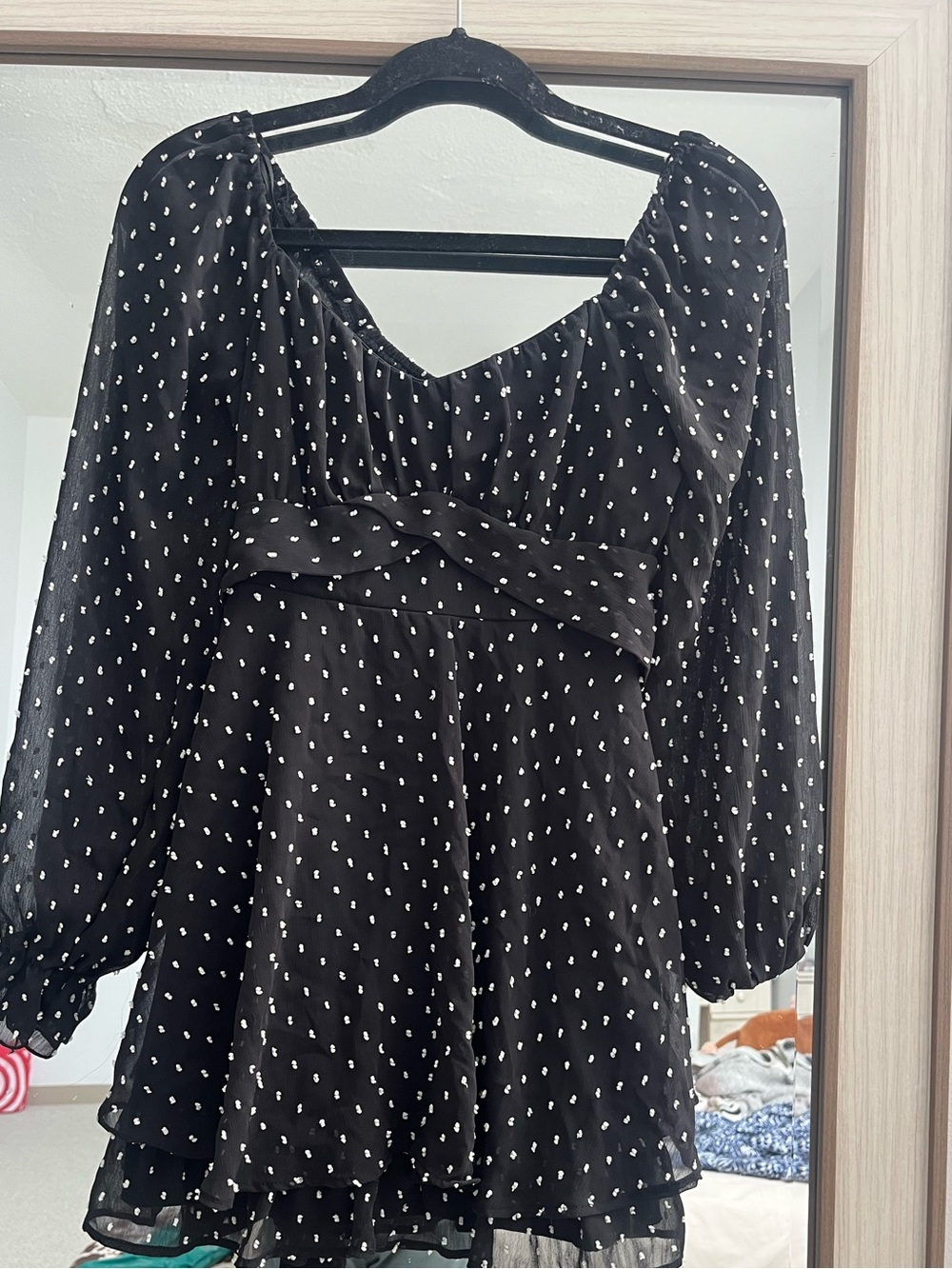 Black Polka Dot Dress
